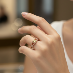 Gyary Golden Aura Ring