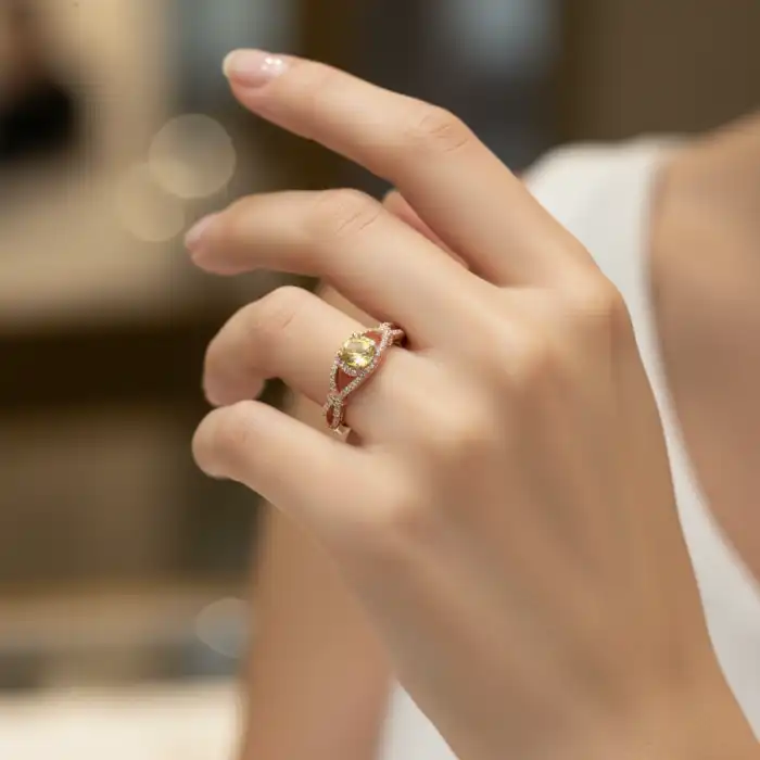 Gyary Golden Aura Ring