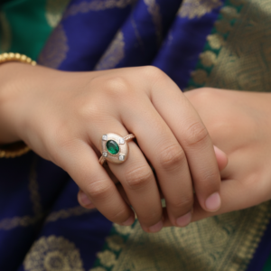 Gyary Emerald Sovereign Ring