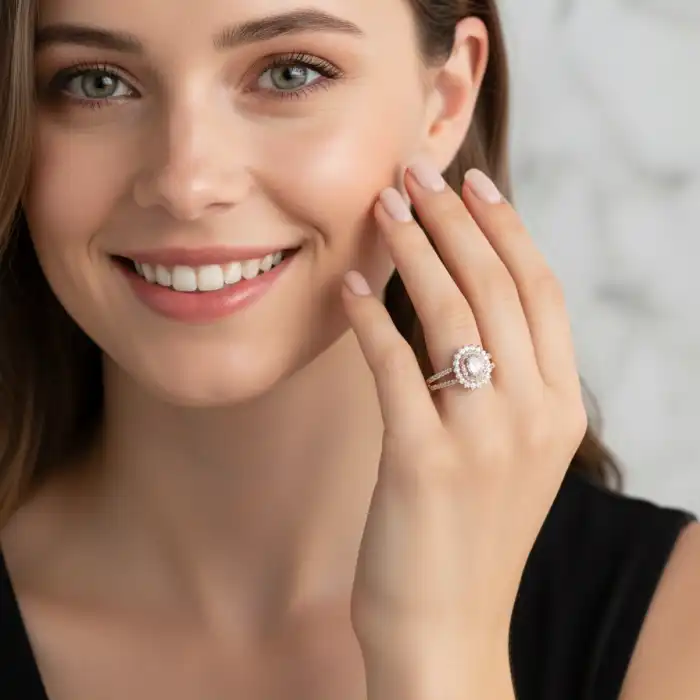 Gyary Celeste Halo Ring