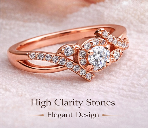 Gyary Celeste Halo Ring