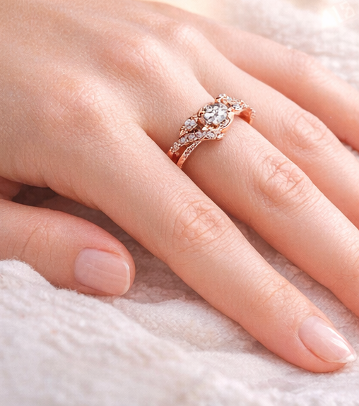 Gyary Celeste Halo Ring