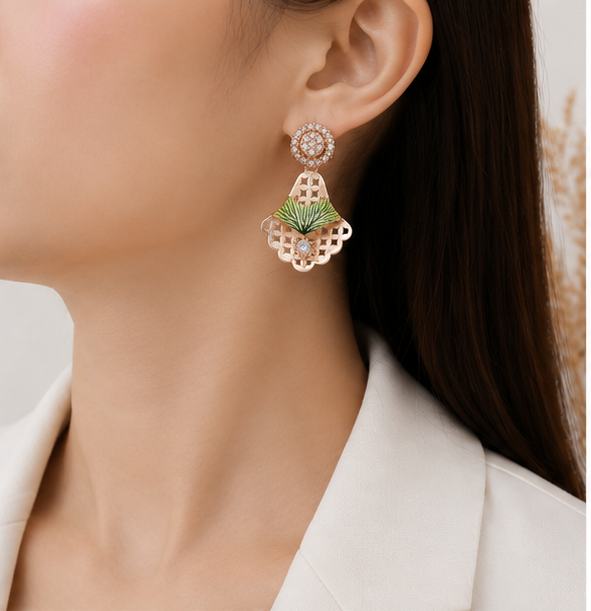 Gyary Emerald Royale Necklace Set
