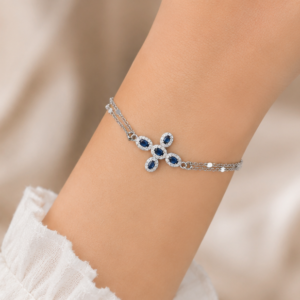 Gyary Sapphire Bloom Bracelet