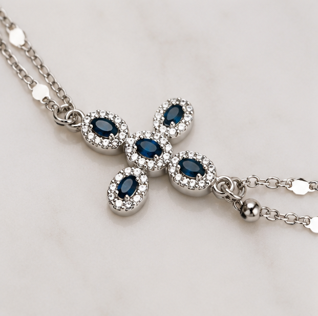 Gyary Sapphire Bloom Bracelet