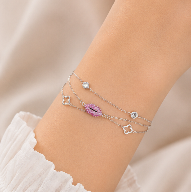 Gyary Rosé Kiss Bracelet
