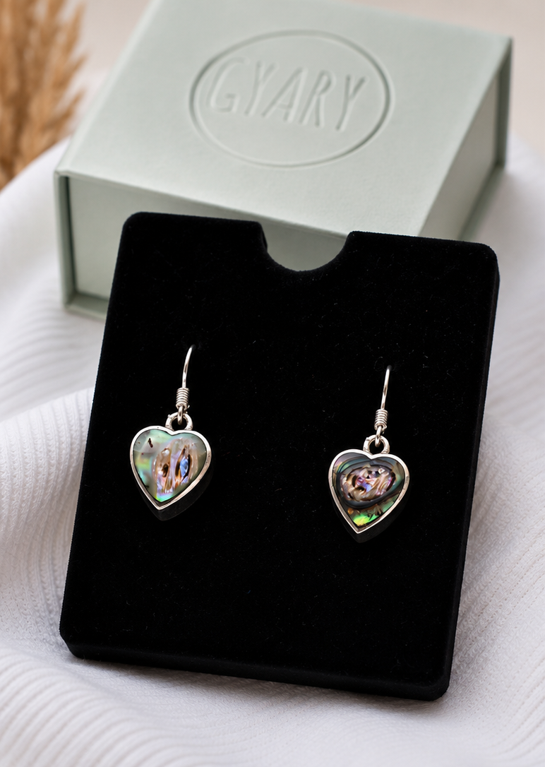 Gyary Aurora Heart Drop Earrings