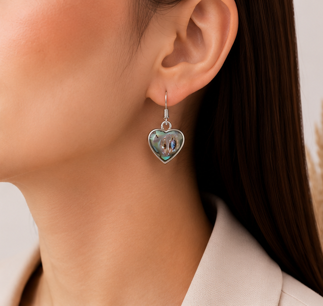Gyary Aurora Heart Drop Earrings