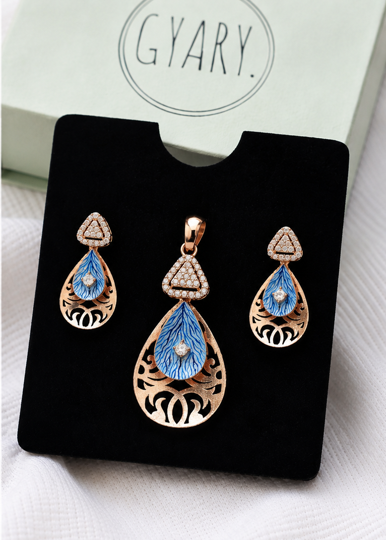 Gyary Royal Azure Necklace Set