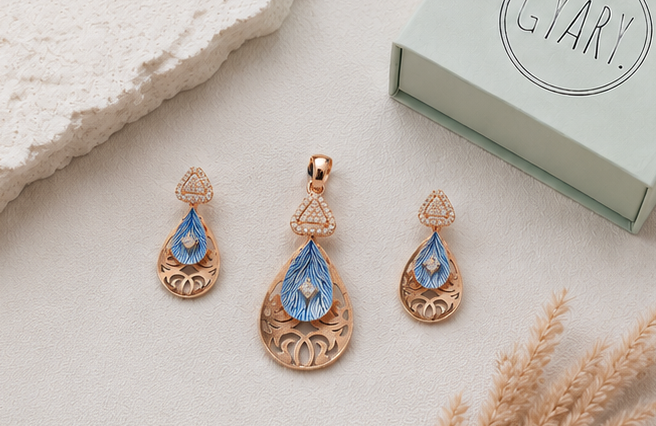 Gyary Royal Azure Necklace Set