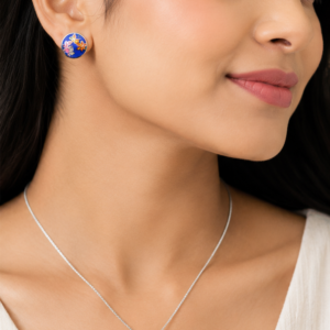 Gyary Azure Bloom Necklace Set