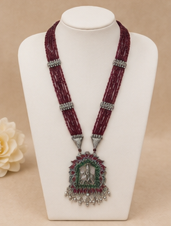 Gyary Krishna Heritage Pendant Necklace