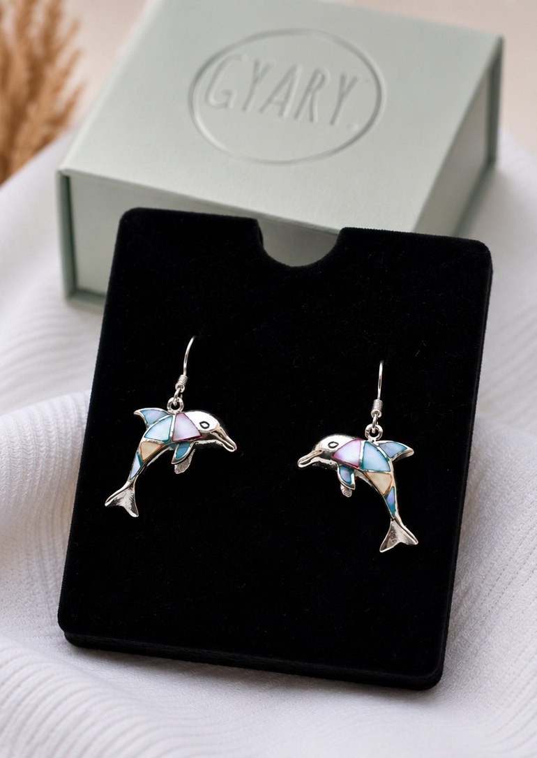 Gyary Ocean Breeze Dolphin Earrings