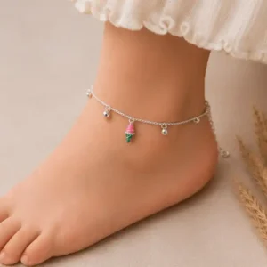 Gyary Ice Cream Charm Kids Anklet Pair