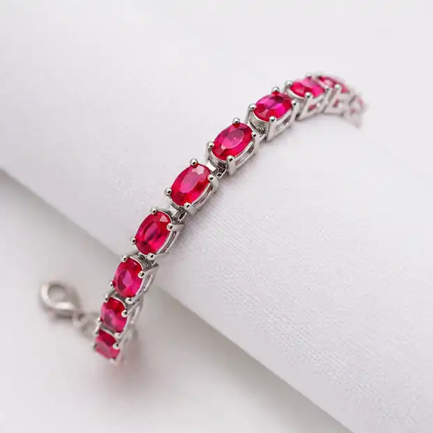 Gyary sterling silver tennis bracelet