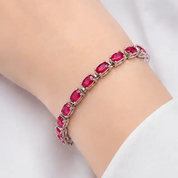 Gyary sterling silver tennis bracelet