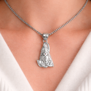 Gyary Sterling Silver Lord Shiva Pendant
