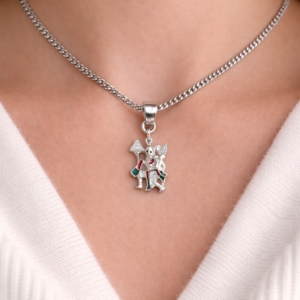 Gyary Sterling Silver Lord Hanuman Pendant