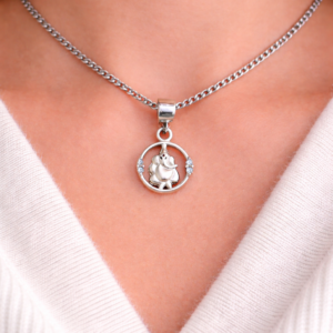 Gyary Sterling Silver Lord Ganesha Pendant