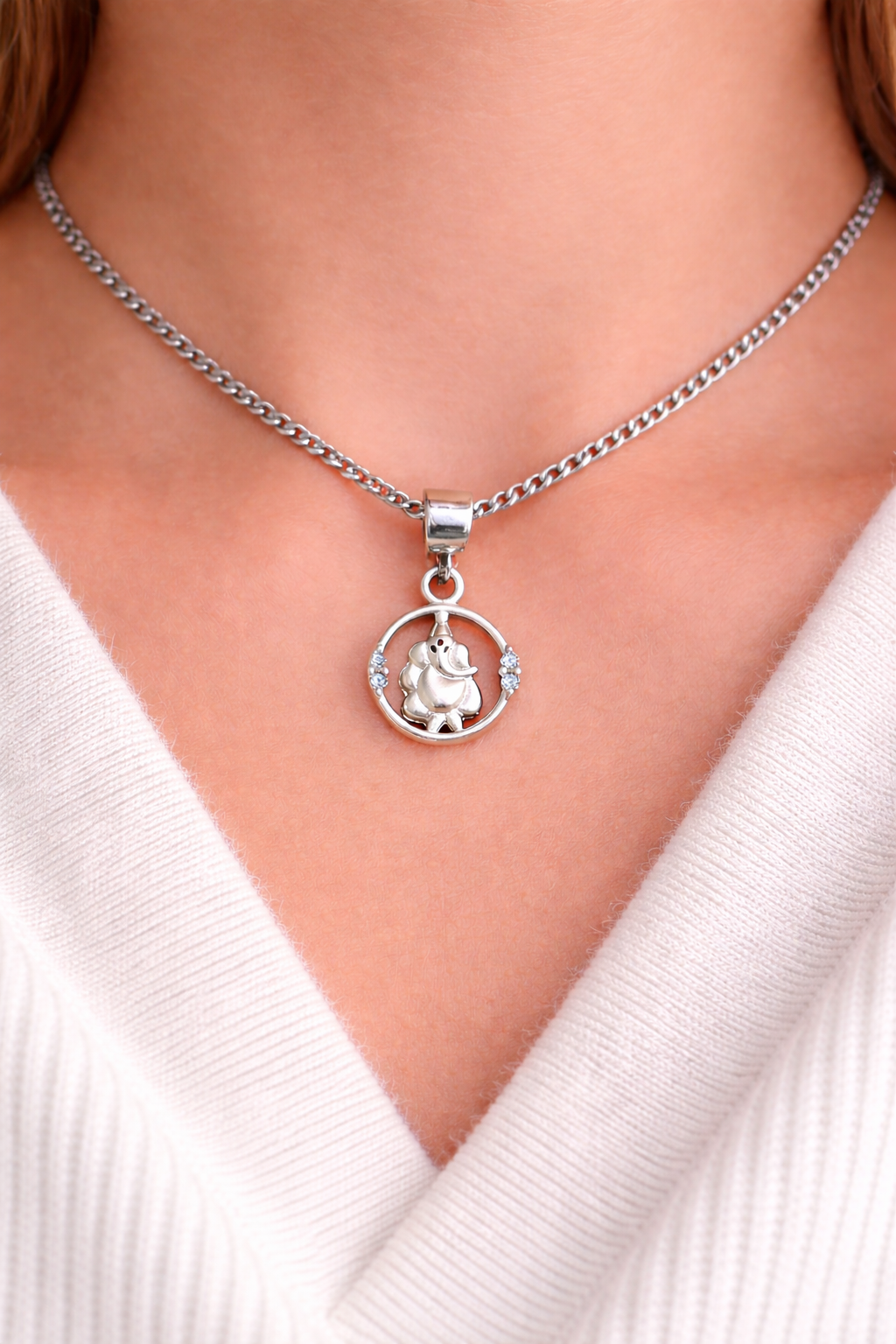 Gyary Sterling Silver Lord Ganesha Pendant