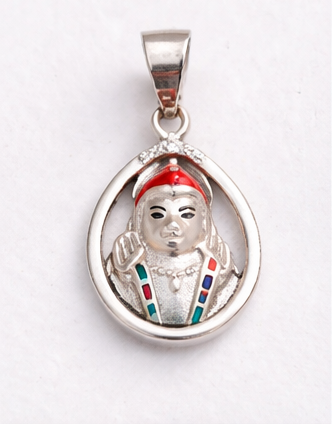 Gyary Sterling Silver Lord Hanuman Pendant