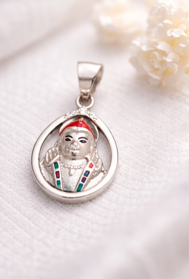 Gyary Sterling Silver Lord Hanuman Pendant