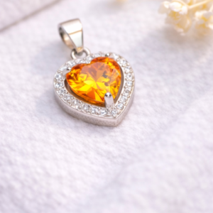 Gyary Yellow Heart Pendant