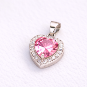 Gyary Pink Heart Pendant