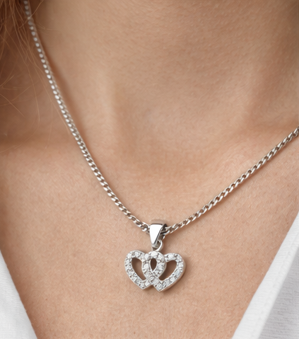 Gyary Double Heart Pendant