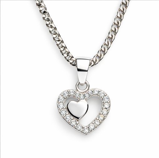 Gyary Double Heart Pendant