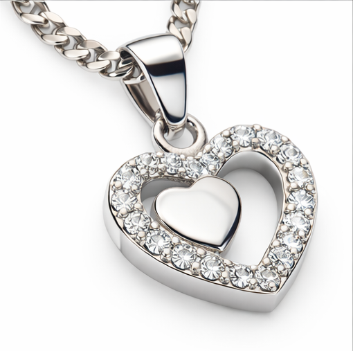 Gyary Double Heart Pendant