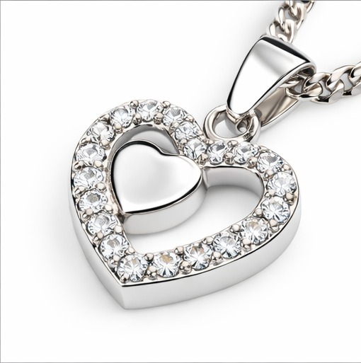 Gyary Double Heart Pendant