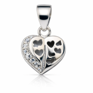 Gyary Butterfly Heart Pendant