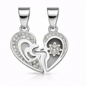 Gyary Mother & Child Heart Pendant