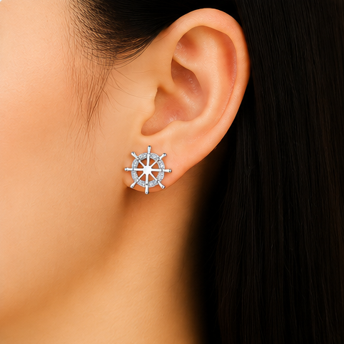 Gyary Celestial Spark Stud Earrings