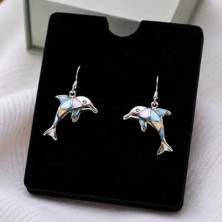 Gyary Ocean Breeze Dolphin Earrings
