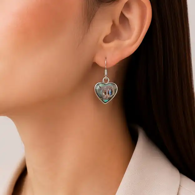 Gyary Aurora Heart Drop Earrings
