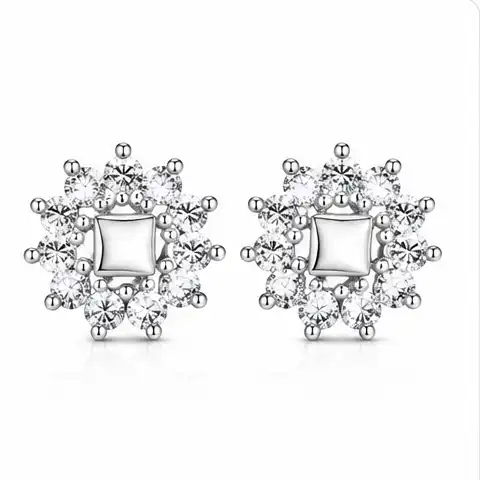 Gyary Crystal Bloom Stud Earrings