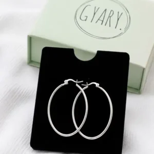 Gyary Luxe Oval Hoop Earrings