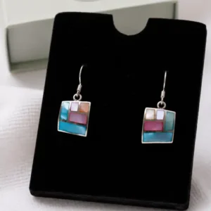 Gyary Mosaic Charm Drop Earrings