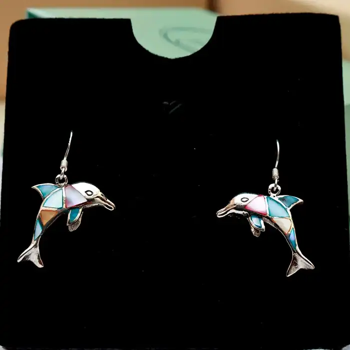 Gyary Ocean Breeze Dolphin Earrings