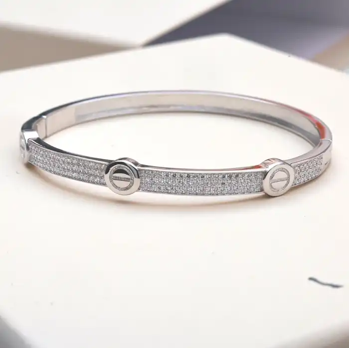 Gyary Signature Silver Screw Bangle