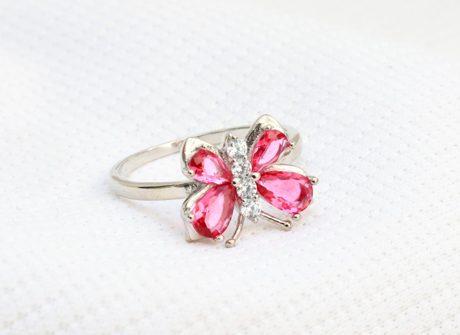 Gyary Ruby Blossom Ring