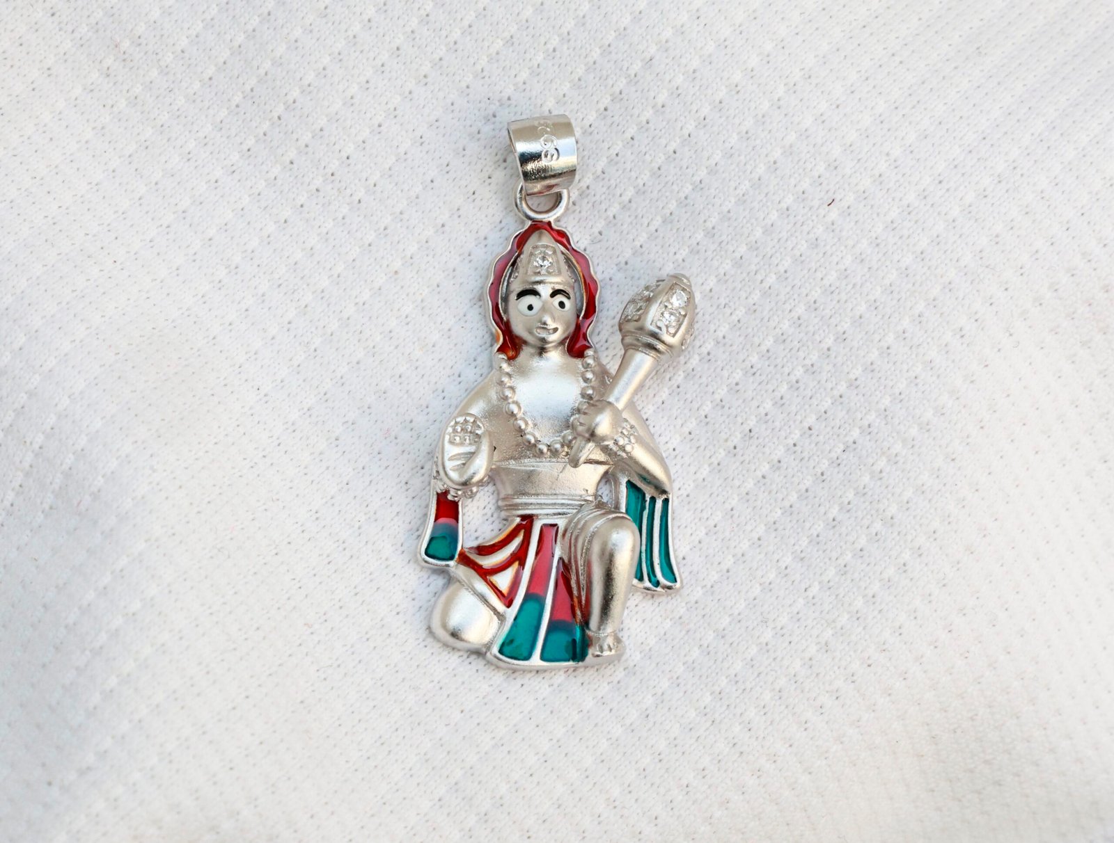 Gyary Sterling Silver Lord Hanuman Pendant