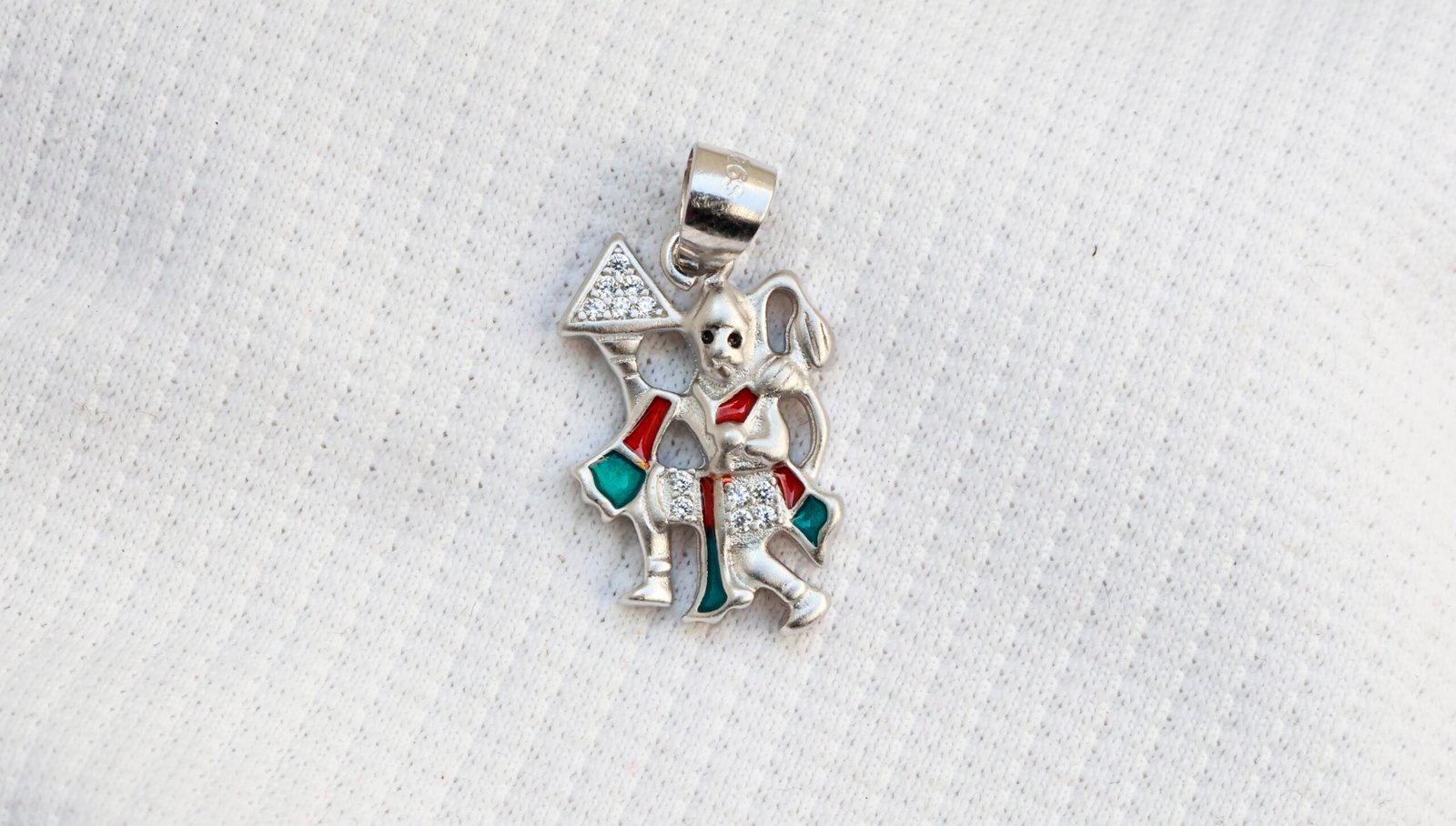 Gyary Sterling Silver Lord Hanuman Pendant