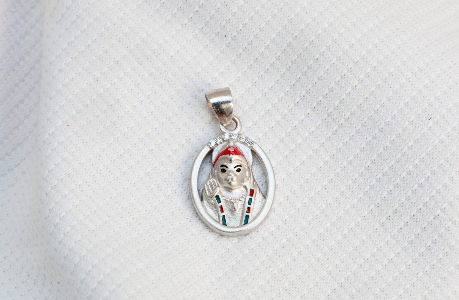 Gyary Sterling Silver Lord Hanuman Pendant