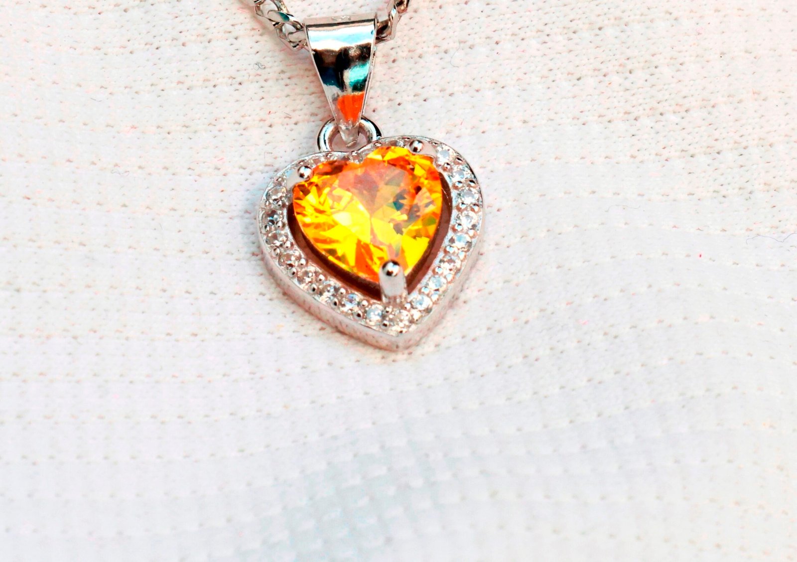 Gyary Yellow Heart Pendant