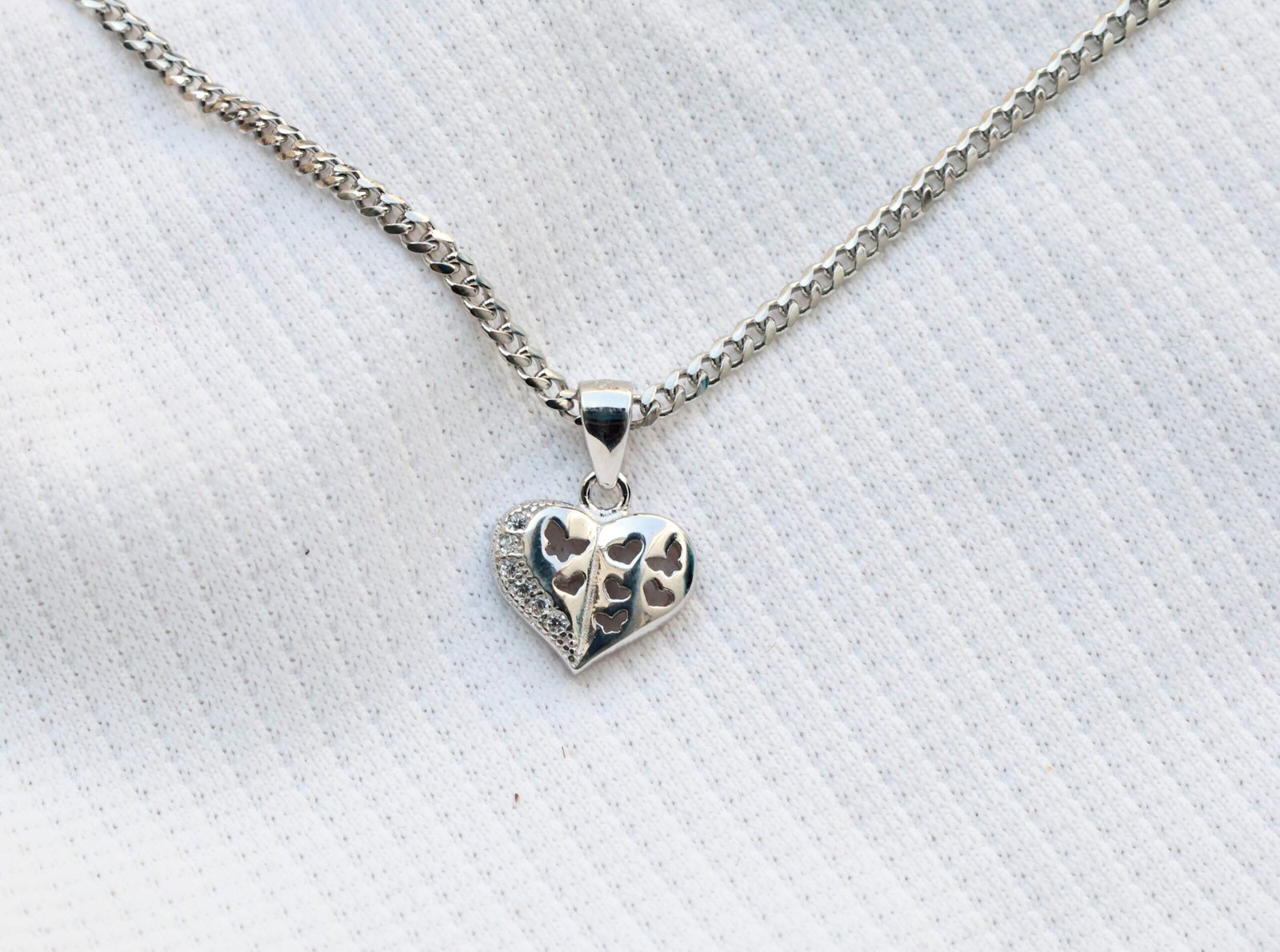 Gyary Butterfly Heart Pendant
