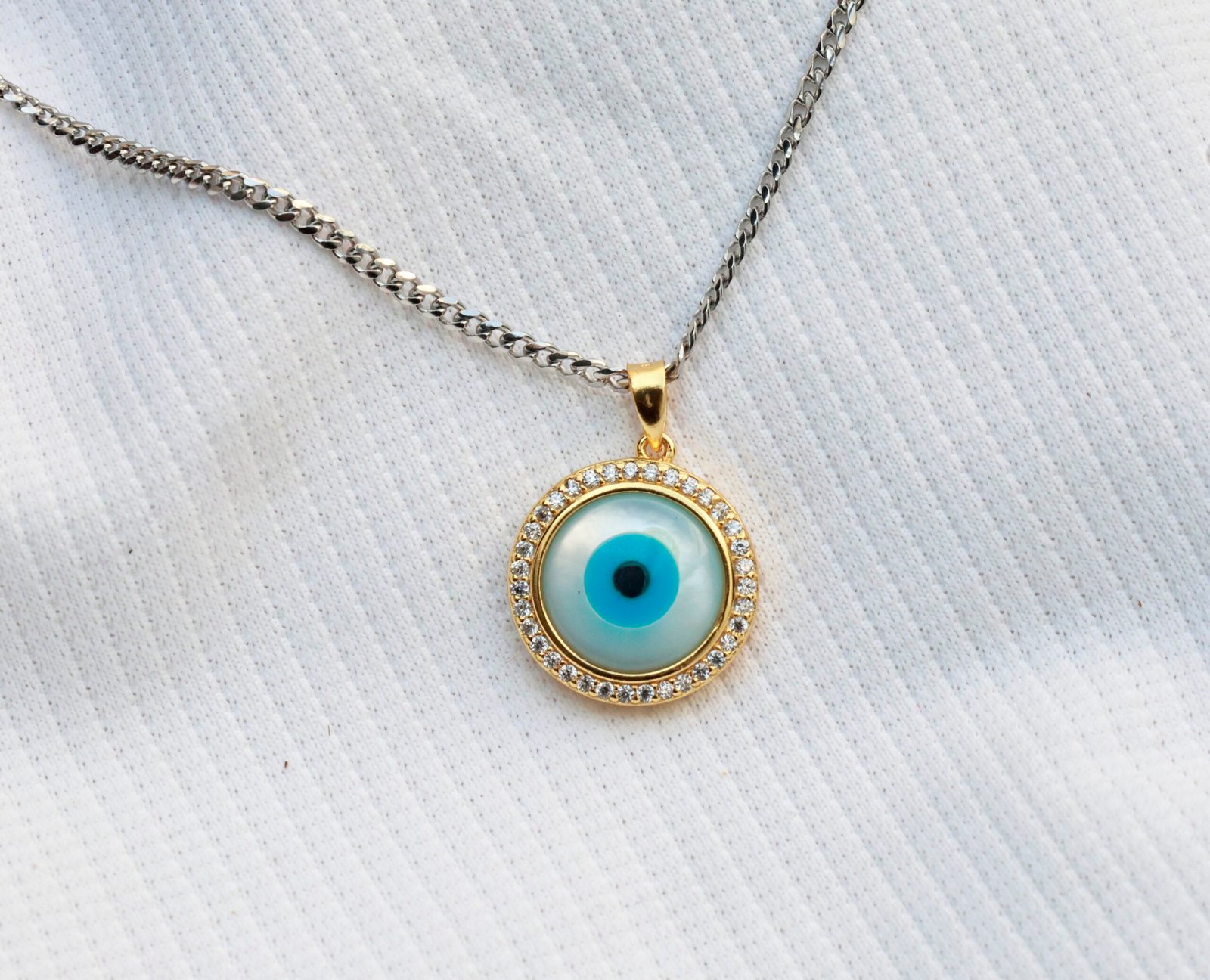 Gyary Gold Evil Eye Pendant