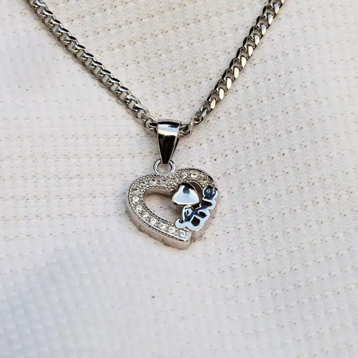Gyary Mother & Baby Heart Pendant